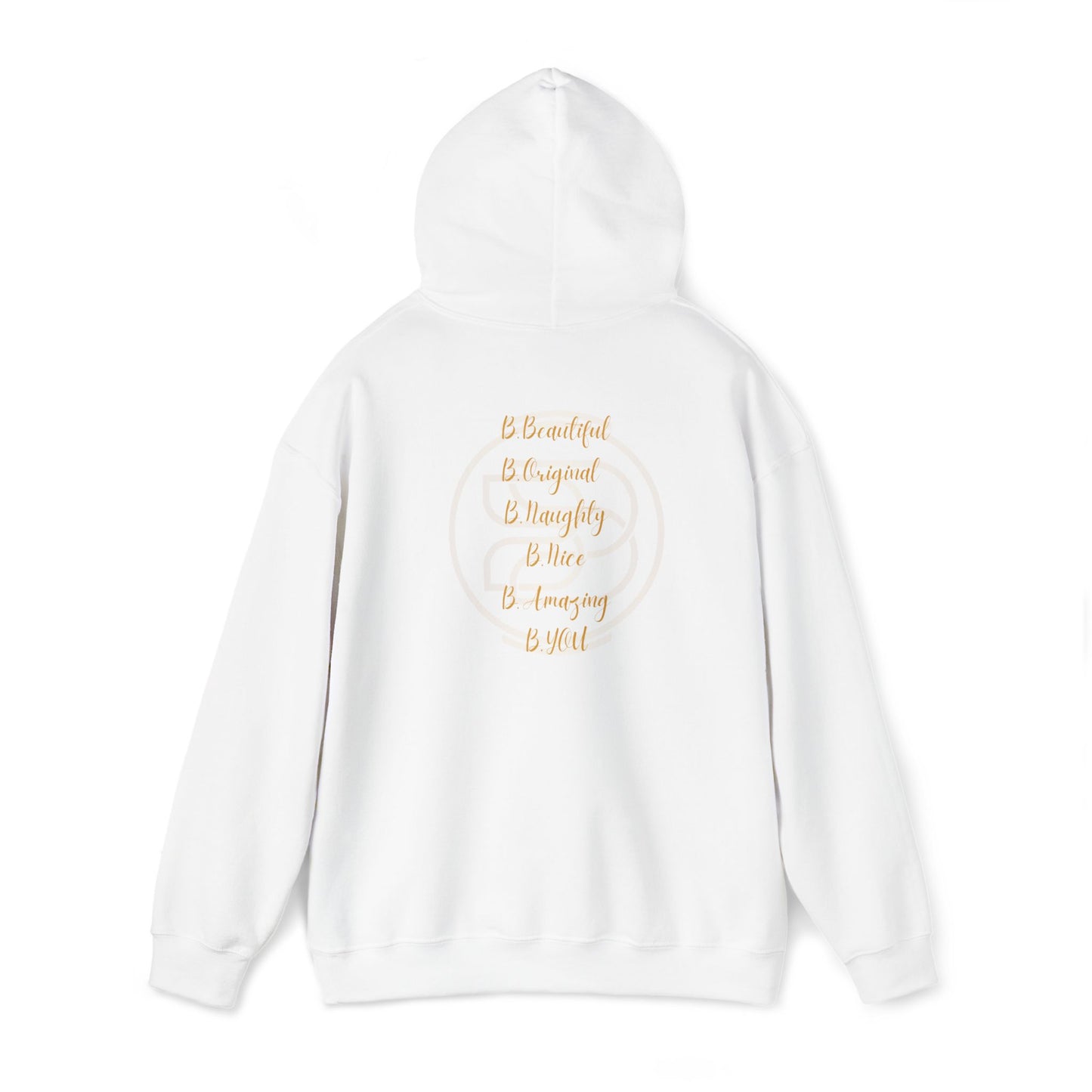 Affirmation Hoodie - Unisex Sweatshirt with Gold Lettering