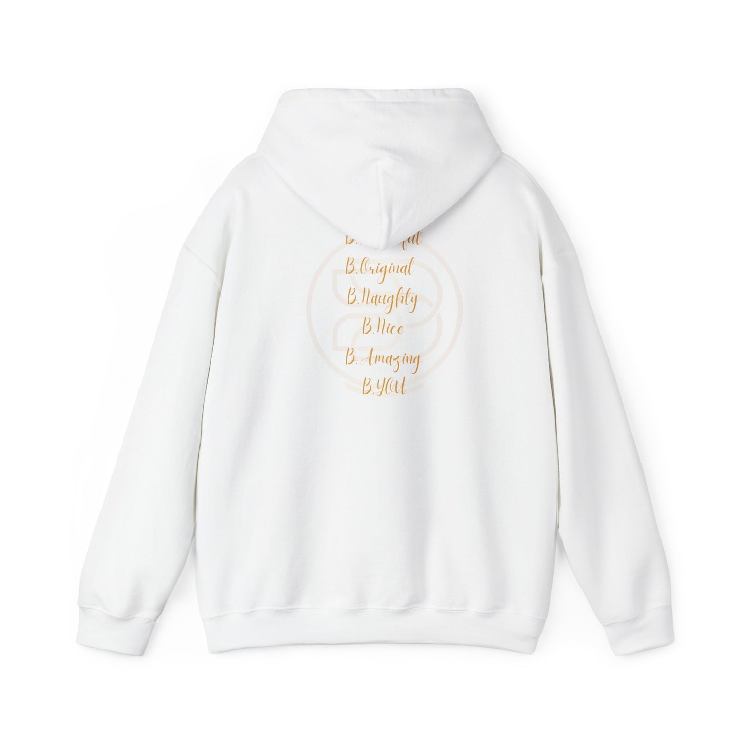 Affirmation Hoodie - Unisex Sweatshirt with Gold Lettering