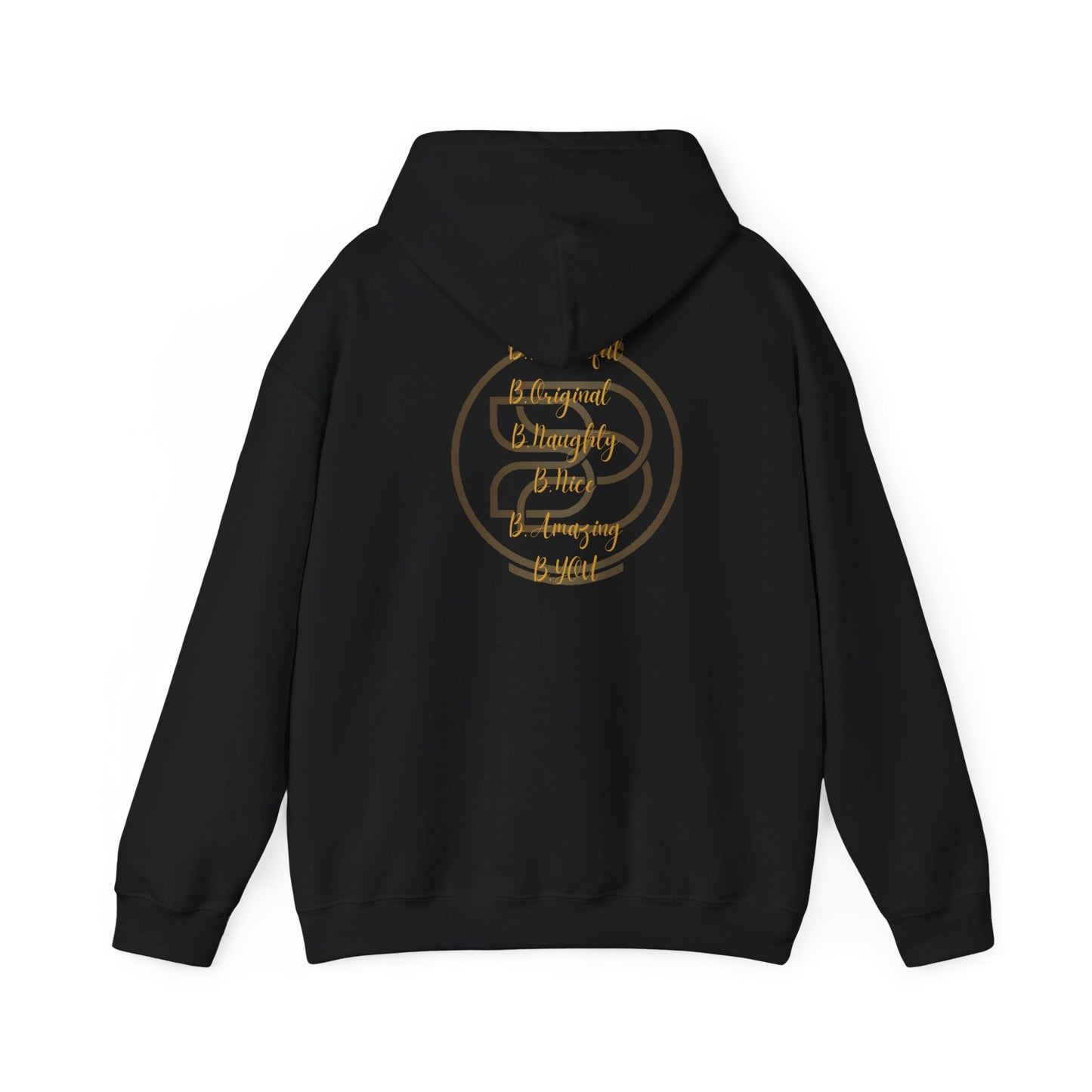 Affirmation Hoodie - Unisex Sweatshirt with Gold Lettering