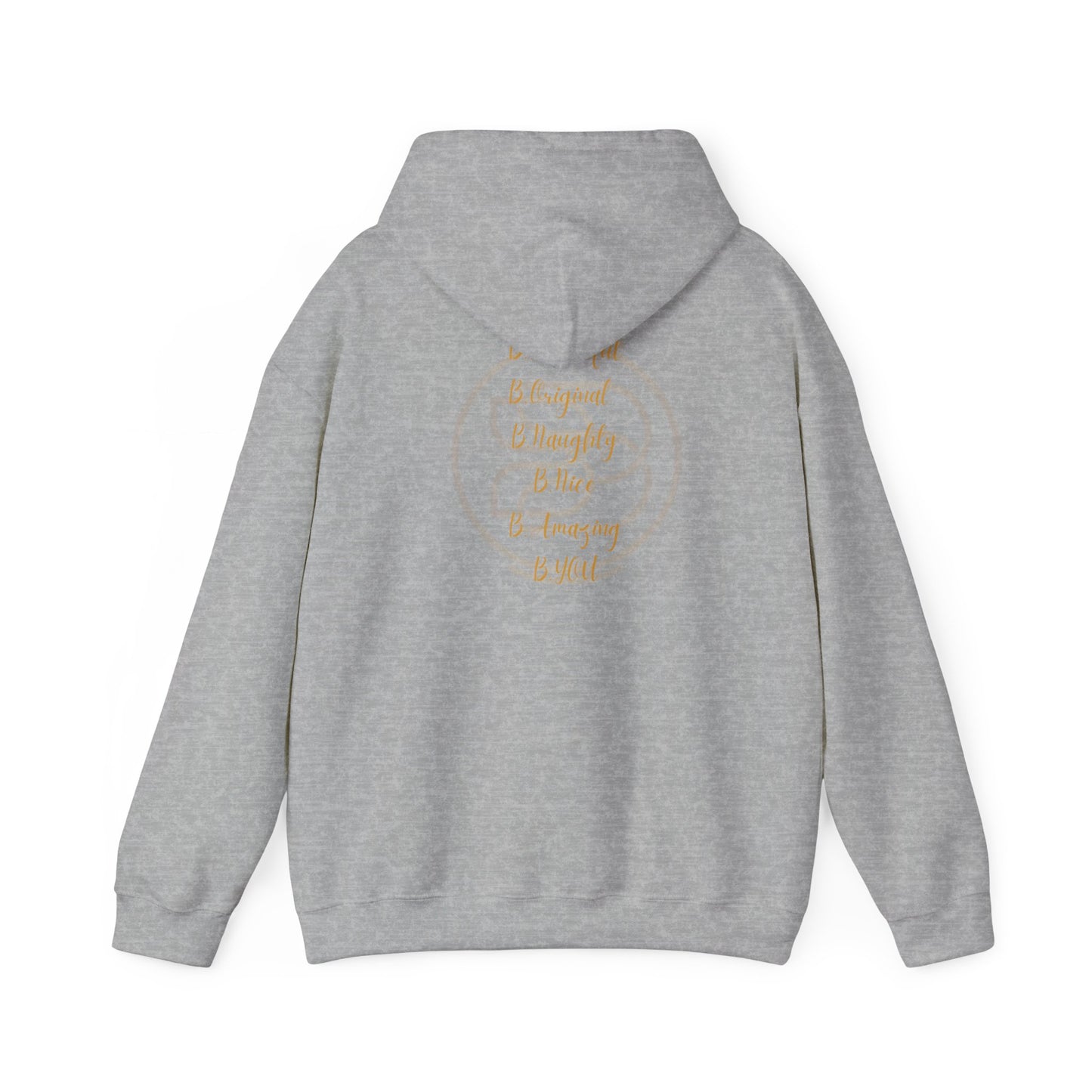 Affirmation Hoodie - Unisex Sweatshirt with Gold Lettering