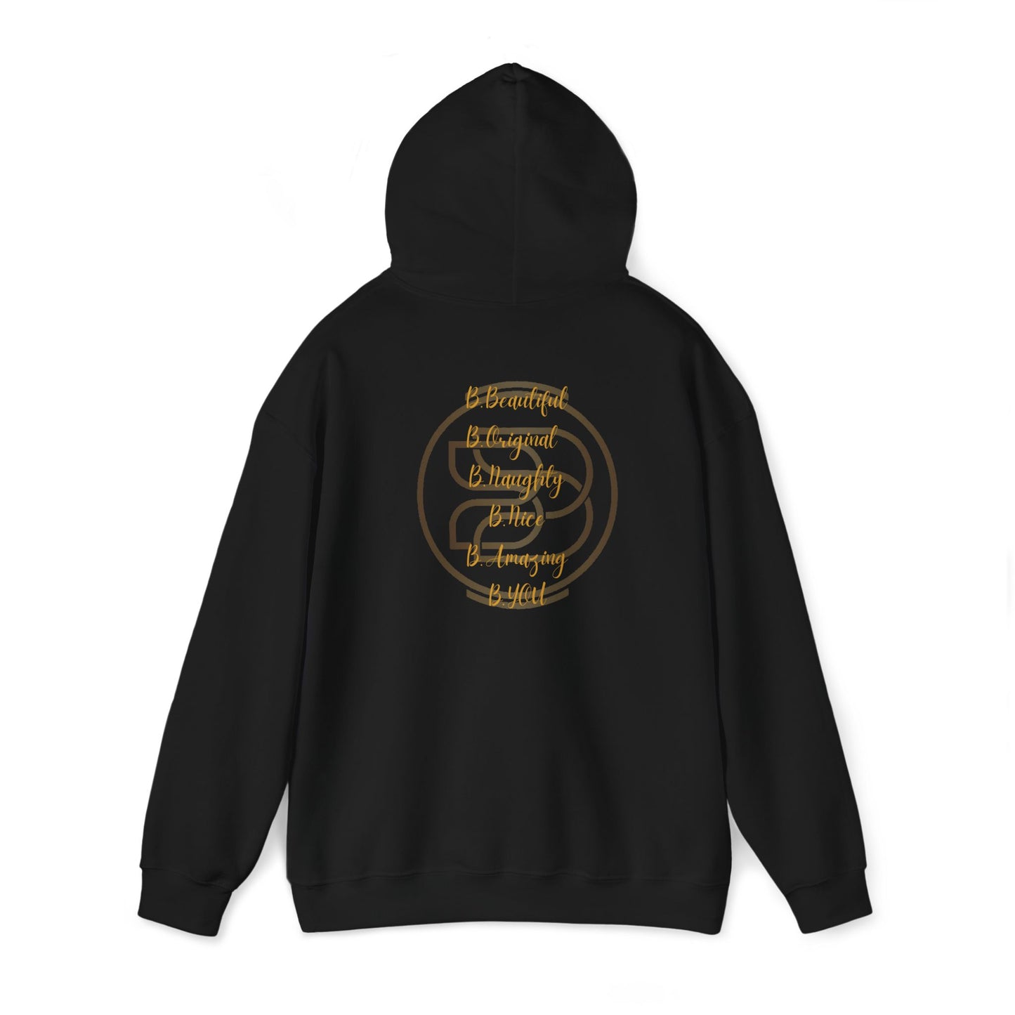 Affirmation Hoodie - Unisex Sweatshirt with Gold Lettering