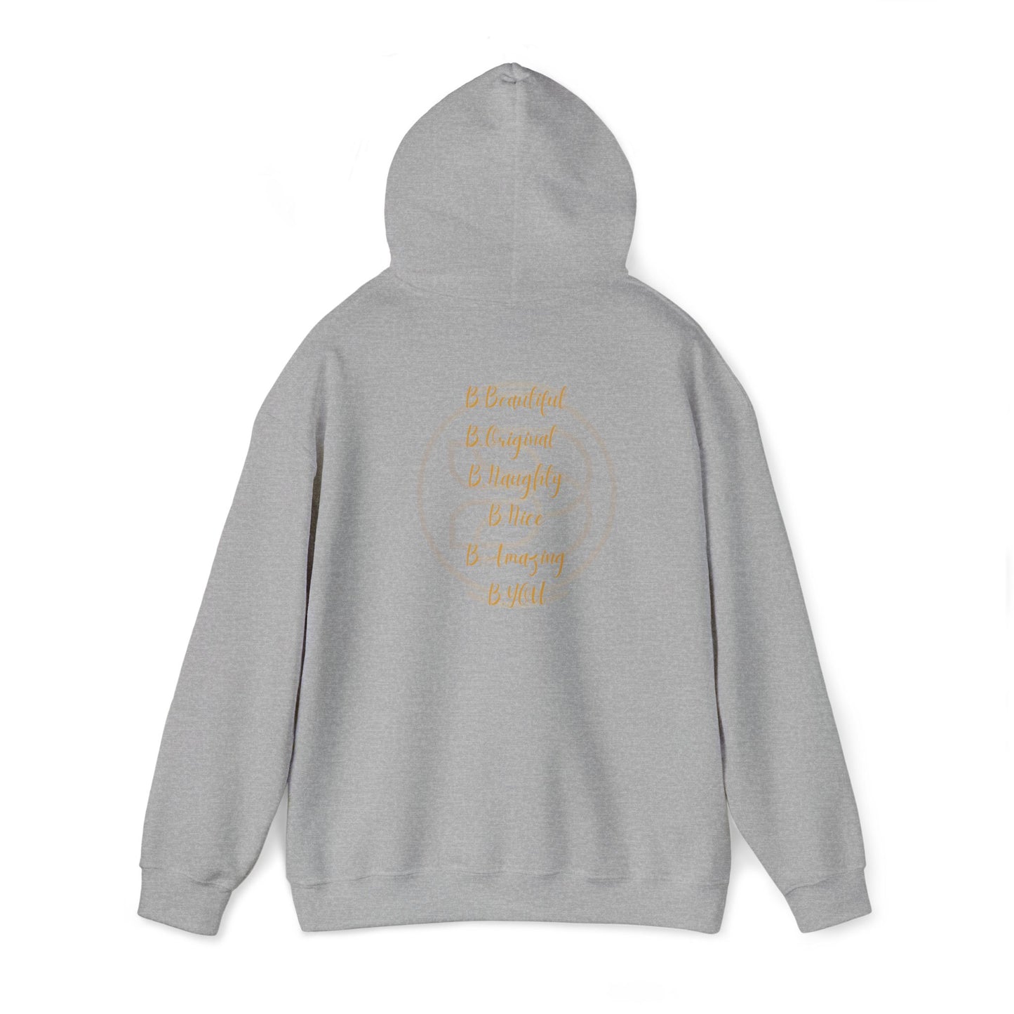 Affirmation Hoodie - Unisex Sweatshirt with Gold Lettering